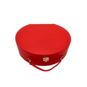 กล่องของขวัญเค้กพระจันทร์เปิดปิดได้ระดับกลางฤดูใบไม้ร่วงกระดาษแข็งแบบพกพาเทียนกล่องหนัง - Product Image 5