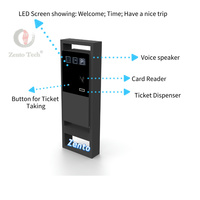 Système de stationnement intelligent Zento CE approuvé RFID et contrôle d'accès aux véhicules de billet système de parking de porte de barrière de paiement automatique