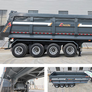 Kaliteli 3/4/5 aks 40/60/80/100 Ton arka dökümü yarı römork damperli yarı römork satmak için - Product Image 2