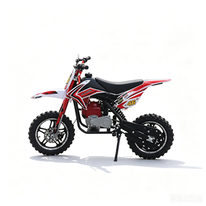 Moto tout-terrain 2 roues à démarrage manuel, 35 km/h, 4 temps, refroidie par air, mini moto à essence pour enfants 709-4, démarrage facile par lanceur manuel - Product Image 5