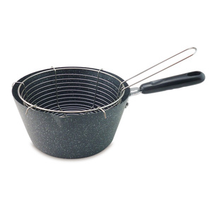 Freidora grande multifunción antiadherente, olla para freír, con colador - Product Image 2