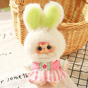 Caja Sorpresa de la Serie Conejito del Campo de Flores de Baby Three Samuel San Xiao Mao, 6 Piezas, Lindos Juguetes de Peluche con Llavero para Regalos, Éxito en TikTok - Product Image 4