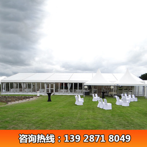 Carpa de Boda de Aleación de Aluminio con Paredes de Vidrio, Construcción Modular, Impermeable para las Cuatro Estaciones, Tipo Extendido - Product Image 4