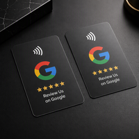 Carte Google Review en plastique, programmable, avec code QR, puce NFC, étanche, contrôle d'accès 13,56 MHz