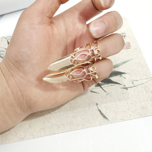 Fashion Accessories Nail Covers Gold <b>Open</b> Adjustable Ethnic Style Finger Decorations For Chinese Costume Dress <b>Up</b> - Product Image 3