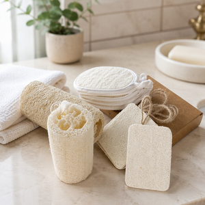 HEALTHBU Spugna Naturale di Luffa all'Ingrosso, Esfoliante Organico per Corpo, Bagno, Cucina, Bellezza e Cura Personale - Product Image 1