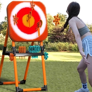 Grand jeu de fléchettes interactif pour stand de fête foraine en extérieur, avec <span class=keywords><strong>cible</strong></span> de lancer, défi maître, en plastique sécurisé - Product Image 5
