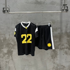 Pantalones Cortos Deportivos Three Peat Sun Logo Mesh Basketball Eric EE, Transpirables, de Lujo, con Cordón Ajustable - Product Image 4
