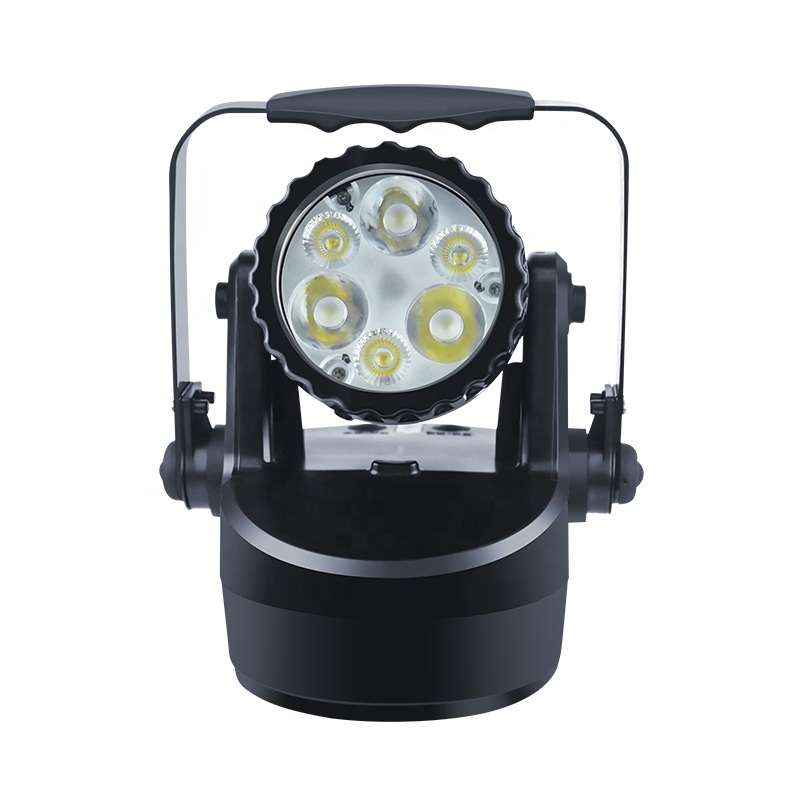 Professional Rechargeable IP66 Rated LED Tripod Work Light with 5-Year Warranty 1200 Lumens Explosion Proof Safety Hand Lamp