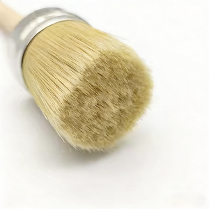 Pinceau à peinture ovale de qualité industrielle et <span class=keywords><strong>bricolage</strong></span> CTCK001, manche en bois # Outil de peinture professionnel de 3,5 pouces, taille 14, avec garantie de 3 ans - Product Image 4