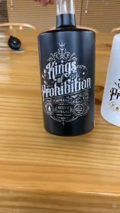 Hot bán bán buôn tùy chỉnh giá rẻ 750ml tùy chỉnh công suất cao rượu/rượu mạnh/xo/Brandy chai rượu thủy tinh với nắp - Product Image 3