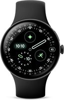 Montre connectée Google Pixel Watch 4 (45 mm) avec suivi complet de la santé et du fitness, prise en charge Gemini, boîtier et bracelet en aluminium noir mat