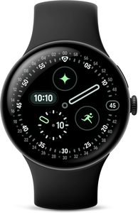 Google Pixel <strong>Watch</strong> <strong>4</strong> (45mm) Smart <strong>Watch</strong> Comprehensive Health Fitness Tracking Gemini Support Matte Black Aluminium <strong>Case</strong> Band - Product Image 2