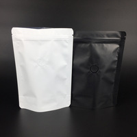 Support pour sachet de café en aluminium givré avec valve, emballage alimentaire personnalisé, taille et logo gravés, impression