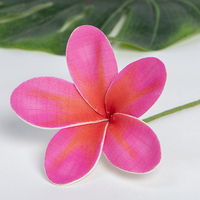 Tropical Artificielle Mousse Plumeria Fleur Cheveux Pick pour Femmes Hawaii Oreille Fleur Accessoires