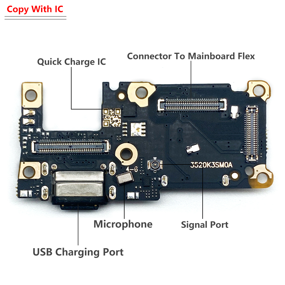 Xiaomi Mi 11T / Mi 11T Pro Mi 11 Lite用充電ポートフレックス