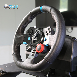 Yhy tất cả-hợp kim nhôm chỉ đạo Wheel AR thiết bị 32 inch màn hình 3 DOF chuyển động <span class=keywords><strong>4D</strong></span> xe chơi game VR đua mô phỏng - Product Image 4