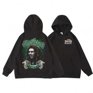 เสื้อมีฮู้ดแฟชั่นฮิปฮอปสำหรับผู้ชายเสื้อสเวตเตอร์ลายกราฟฟิตี้ทรงหลวมแบบสวมหัวสำหรับใส่ในฤดูใบไม้ผลิและฤดูหนาว - Product Image 2