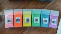 Vente directe d'usine, poudre de paillettes colorée en emballage de 1,5 oz pour la peinture, le slime, la boue de cristal, le maquillage de mariage, les ongles