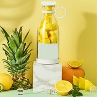 Mixeur-presse-agrumes portable à succès, 420 ml, bouteille en plastique de qualité alimentaire, alimentation USB pour utilisation en extérieur, en voiture et en camping-car
