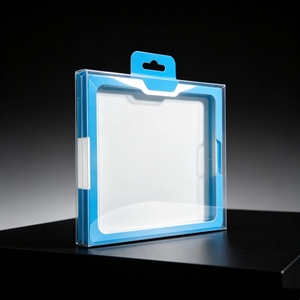 Boîtes pliantes en plastique PET transparent personnalisées avec impression offset, emballages recyclables en PVC/PP, étuis pour téléphone, boîtes pour chargeurs USB rapides - Product Image 3