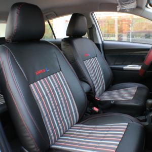 Housse de siège de voiture EKR de haute qualité sur mesure pour <span class=keywords><strong>Toyota</strong></span> <span class=keywords><strong>Yaris</strong></span> 2007 2014 2015 2016 2017 <span class=keywords><strong>2018</strong></span> 2019 2020 - Product Image 4