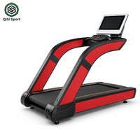 Caminadora Comercial de 3HP, Cinta de 150x60cm, 7 Programas, Monitor de Ritmo Cardíaco, 170kg, Pantalla Táctil LED, Blanca, Negra, Roja
