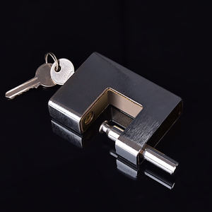 Candado Rectangular de hierro resistente personalizado de fábrica con cilindro de latón de alta seguridad - Product Image 2