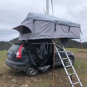 Tente <span class=keywords><strong>de</strong></span> course avant Overland pour SUV Truck Car-Remorque <span class=keywords><strong>de</strong></span> camping-car pliante pour 4 personnes avec échelle Boîte <span class=keywords><strong>de</strong></span> rangement pratique en tissu Oxford - Product Image 2