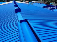 Revêtement acrylique imperméable GX104 Blue King Kong, haute élasticité, résistant aux UV, pour les joints de toiture métallique