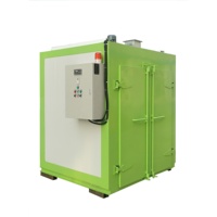 Industrial Elektrik Powder Coating Oven dan Walk-In Spray Booth Powder Coating Kit untuk Manual Powder Coating Plant
