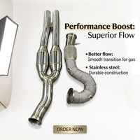 Collecteurs d'échappement haute performance pour Audi TTRS 8P RS3 2.5 TFSI EVO EA855 2017, avec isolation et convertisseurs d'échappement pour Audi TTRS Mk3