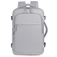 Sac à dos pour ordinateur portable de voyage d'affaires en nylon imperméable 2025, fermeture éclair en polyester, ouverture à plat à 180 degrés, design unisexe, logo personnalisé