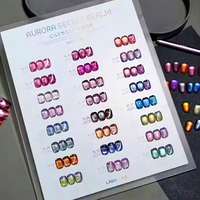 LADAI 2025 Nouvelle Collection de Gels Ongles Effet Œil de Chat Clair de Lune 24 Couleurs Haute Qualité – Sans HEMA, Sans TPO, Non Toxique – Gel UV Professionnel pour Salons en Bouteille