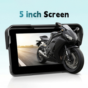 Écran intelligent pour moto 5 pouces, installation rapide, antivol, navigation sans fil CarPlay pour moto, compatible <span class=keywords><strong>Siri</strong></span> et <span class=keywords><strong>Google</strong></span> Assistant - Product Image 1