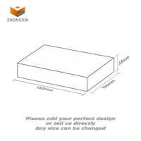 Boîte d'emballage pour téléphone portable avec impression/estampage/UV personnalisée sur le couvercle et le fond, de même qualité que la boîte d'iPhone