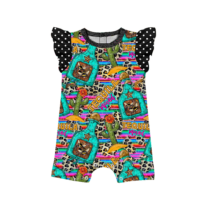 Sleeveless Rompers Baby Wings Sleeve Romper