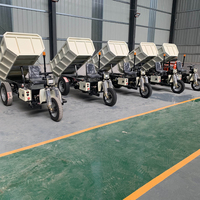 Nouveau produit tendance : Tricycle électrique compact pour le ramassage des déchets avec système hydraulique de déchargement inversé de 1,5 tonne