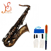 Professional Bb Tenor Saxophone Antique Bronze Brass Body High Performance Musical Instrument