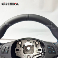 Volant en cuir perforé de la série E adapté aux BMW Série 3 E60 E70 E71 E81 E82 E83 E84 E85 E87 E88 E90 E91 E92E93 M3M5