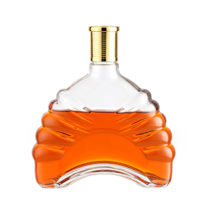 Botella de Vidrio Transparente Grabada de 750 ml (24 oz) para Brandy, <span class=keywords><strong>Vodka</strong></span>, Whisky XO, Vino, Tequila, Diseño de Lujo, Éxito de Ventas 2024 - Product Image 1
