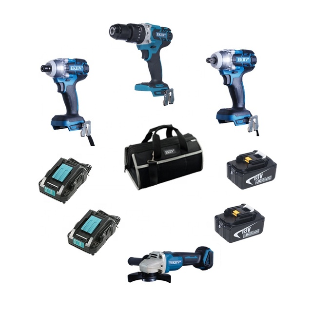 Factory Direct Sale 18v 20v Lithium-ion Battery Power Brushless Motor Electric Cordless Impact Screw Driver