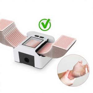 Barajador de Cartas Automático Silencioso Lumina para Baccarat, de 2 Capas, 2000mAh, de Lujo, Moderno, de Cristal, para Fiestas en Casa - Product Image 1