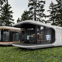 Capsule Hôtelière Mobile Haut de Gamme Design Star Room, Structure en Acier à Prix Direct Usine avec Toilettes et Garantie Incluse
