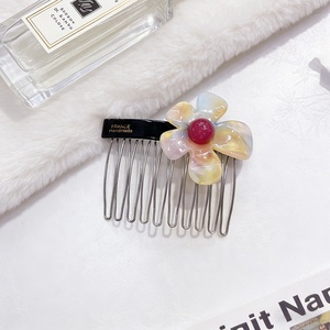 Pinzas de Pelo de Acetato Duraderas y Sencillas con Diseño de Flor para el Día de San Valentín - Product Image 4