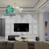 AISEN DECOR Papier Peint Nature Personnalisé 3D Panneau Mural PVC pour Décoration d'Intérieur Autocollant Mural Imperméable Décoration Maison Moderne