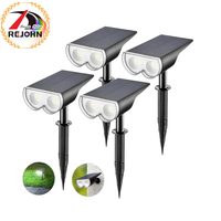 Projecteur LED étanche IP67 de haute qualité, conçu par des professionnels, petit éclairage solaire pour jardin et pelouse, capteur de lumière, batterie au lithium