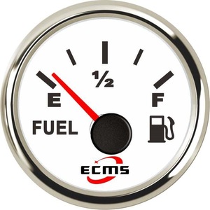 Indicador de Combustible Tipo Puntero de Acero Inoxidable 316L para Yates, Barcos y Autocaravanas 0-190 240-33 Ohmios - Product Image 3