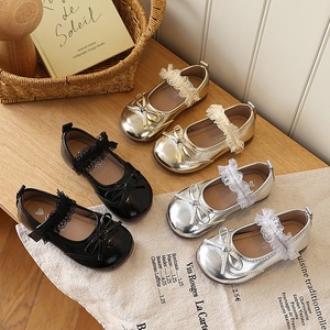 Zapatos de Princesa Lolita con Encaje Dulce, Tipo Mary Jane, para Niñas, Suela Suave y Cómodos para Caminar en Otoño - Product Image 2