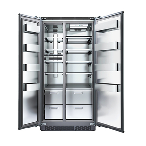 Réfrigérateur côte à côte 455L, sans givre, encastrable, avec revêtement en acier inoxydable 304, économe en énergie, refroidissement par air pour cuisine domestique - Product Image 6